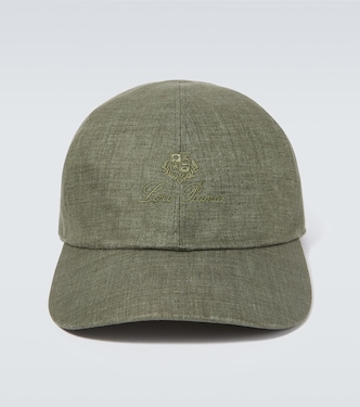 Sombrero de lino con logo | Loro Piana