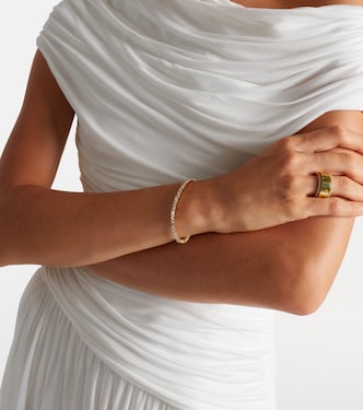 18kt gold bracelet with diamonds | Suzanne Kalan