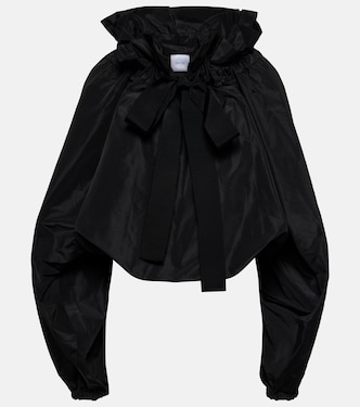 Top cropped in faille | Patou