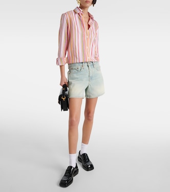 Shorts di jeans a vita media | Re/Done