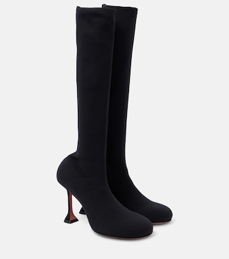 Veneda 95 knee-high sock boots | Amina Muaddi