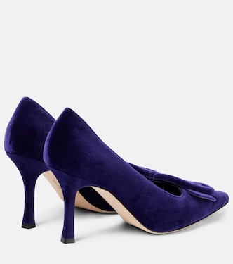 Pumps Maysale 90 in velluto | Manolo Blahnik