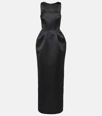 Bestickte Robe Trecchi aus Duchesse-Satin | Safiyaa