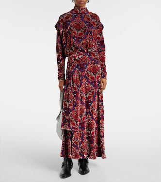 Robe longue en jacquard | Rabanne
