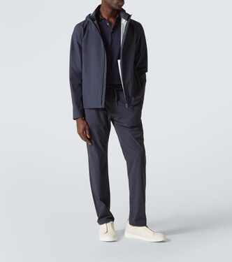 Drawstring straight pants | Herno