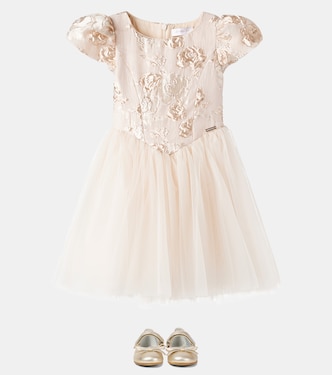 Ballerine in pelle metallizzata | Monnalisa