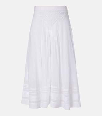 Maxirock Garliana aus Baumwolle mit Spitze | Marant Etoile