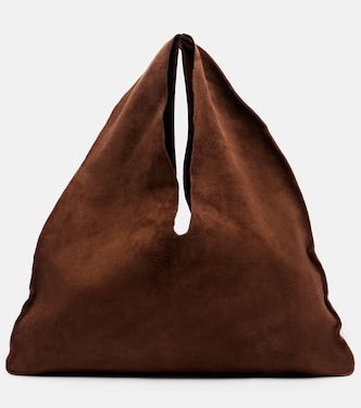 Bindle Small suede tote bag | The Row