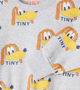 Dogs 프린트 코튼 저지 스웨트셔츠 | Tinycottons