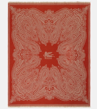 Paisley wool jacquard throw | Etro