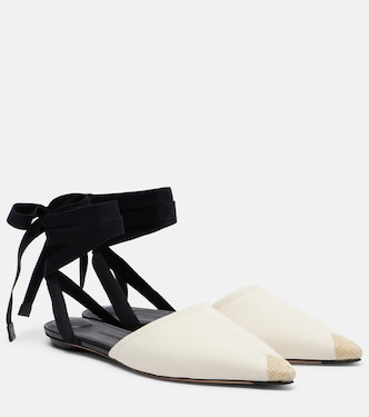 Bestickte Slippers aus Canvas | Jacquemus