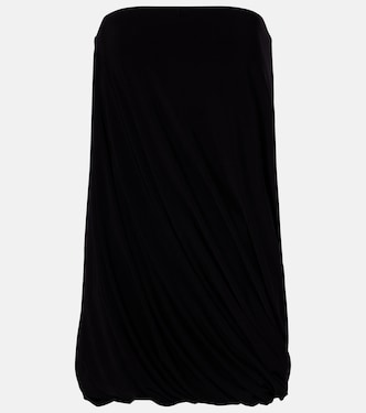 Strapless jersey minidress | Norma Kamali