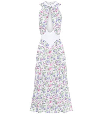 Abito midi a stampa floreale | Rabanne