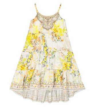 Embellished floral cotton dress | Camilla Kids