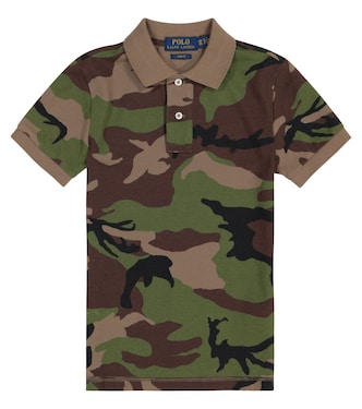 카무플라주 코튼 피케 폴로 셔츠 | Polo Ralph Lauren Kids