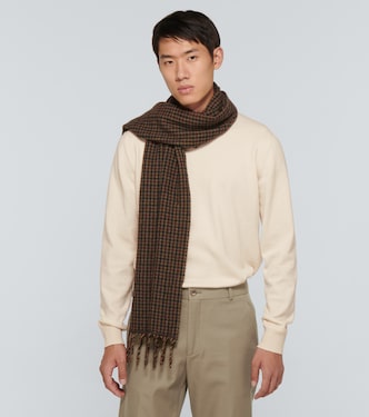 Sciarpa a quadri in cashmere | Loro Piana