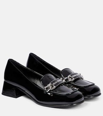 Patent leather loafers | Miu Miu