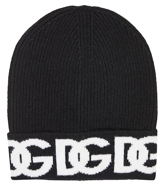 Gorro de lana virgen con logo | Dolce&Gabbana Kids