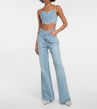 Jeans flared con cut-out | Area