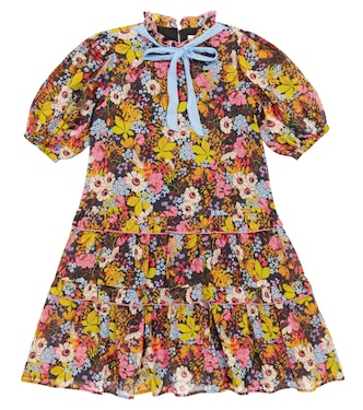 Floral cotton and silk dress | Paade Mode
