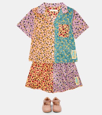 Camicia Tiggy in cotone con stampa | Zimmermann Kids