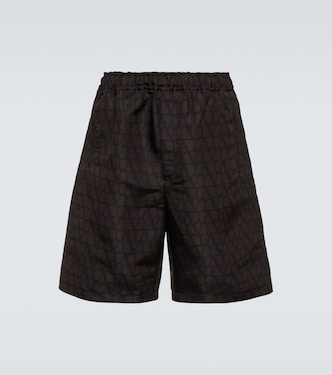 Shorts Toile Iconographe de seda | Valentino