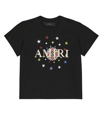 T-shirt in jersey di cotone con stampa | Amiri Kids
