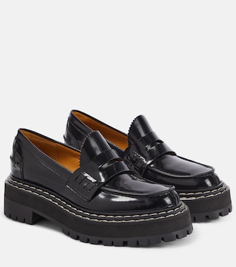 Mocassins en cuir verni | Proenza Schouler