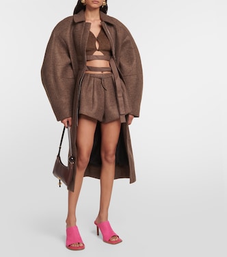 Cardigan raccourci Alzou en mohair mélangé | Jacquemus