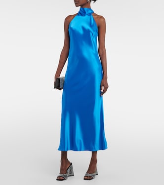 Siena halterneck midi dress | Galvan