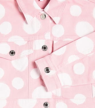 Chaqueta de denim con lunares | Marc Jacobs Kids