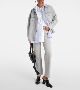 Gwen Slice denim shirt | Agolde