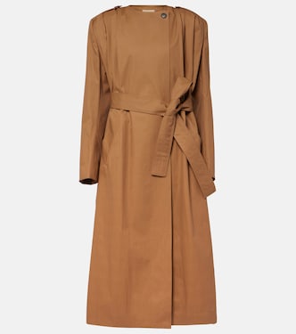 Minnler cotton-blend twill trench coat | Khaite