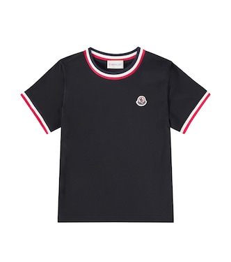 Tricolor cotton jersey T-shirt | Moncler Enfant