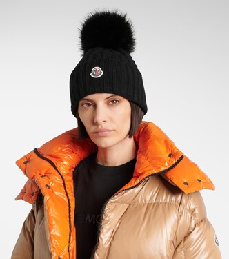 Gorro de lana y cachemir con logo | Moncler