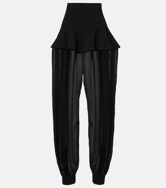Weite Hose aus Georgette | Alaïa
