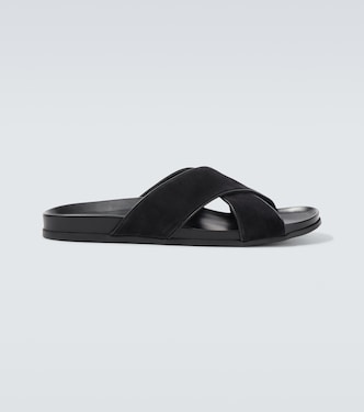 Chiltern suede slides | Manolo Blahnik