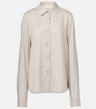 Agro striped silk shirt | Khaite