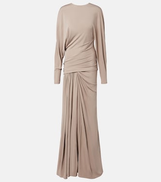 Vala draped jersey maxi dress | Christopher Esber