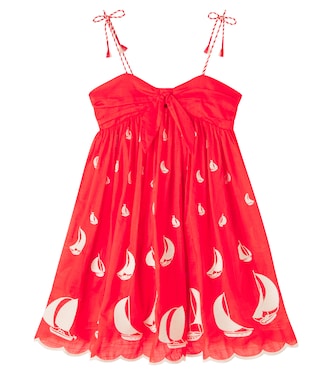 Bedrucktes Kleid Scarborough aus Baumwolle | Zimmermann Kids