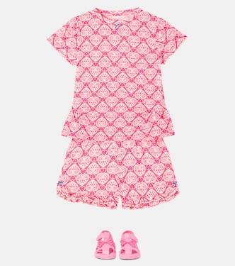 Famo cotton jersey T-shirt and shorts set | Konges Sløjd