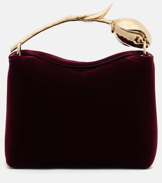 Bloom Mini velvet tote bag | Erdem