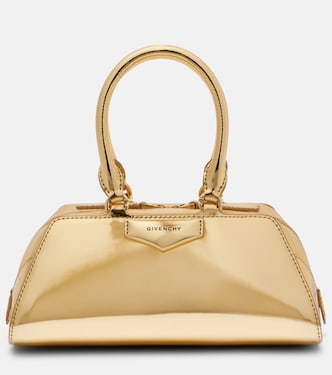 Tote Antigona East-West Mini aus Metallic-Leder | Givenchy