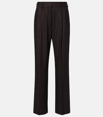 Fox wool and cashmere straight pants | Blazé Milano