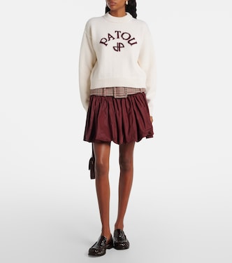 Jersey de lana y cachemir con logo | Patou