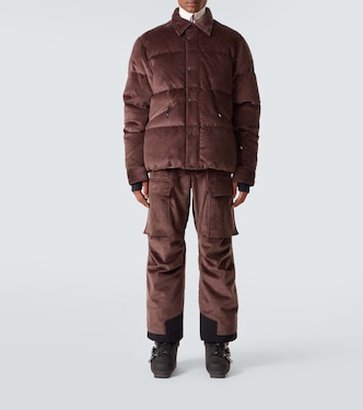 Elgon 코튼 코듀로이 다운 스키 재킷 | Moncler Grenoble