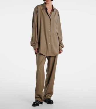 Chemise Pino en laine vierge | The Row