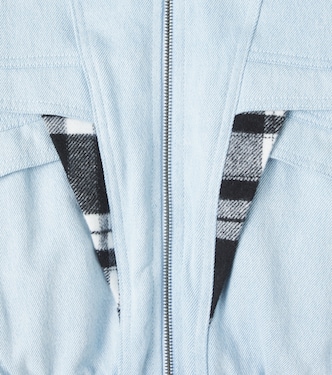 Checked denim jacket | Stella McCartney Kids