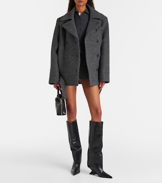 Scothern virgin wool peacoat | The Frankie Shop