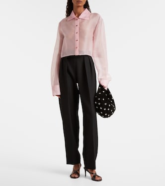 Jasen silk organza shirt | Khaite